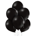 8 Ballons pastel Ø 30cm noir