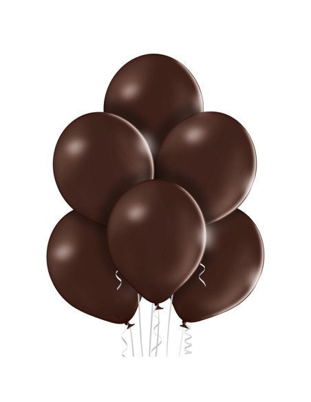 8 Ballons pastel diamètre 30cm taupe