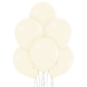 8 Ballons pastel diamètre 30cm jaune
