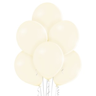 8 Ballons pastel diamètre 30cm jaune