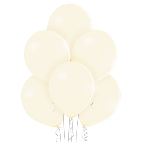 8 Ballons pastel diamètre 30cm jaune