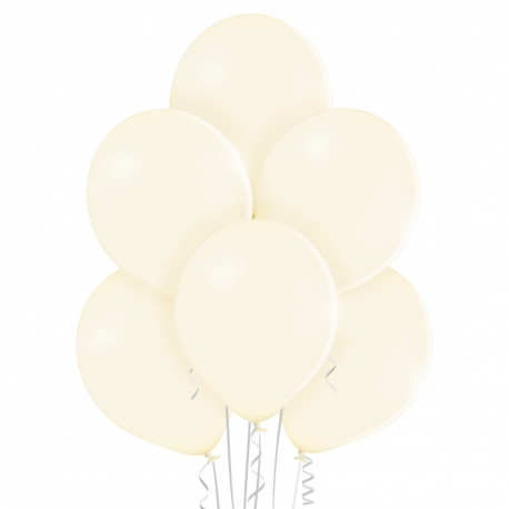 8 Ballons pastel diamètre 30cm jaune