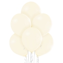 8 Ballons pastel Ø 30cm ivoire