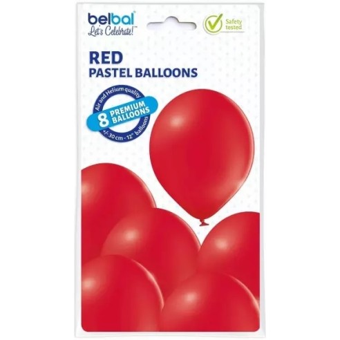 8 Ballons pastel diamètre 30cm lilas