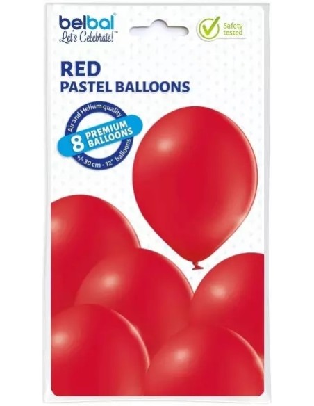 8 Ballons pastel diamètre 30cm lilas