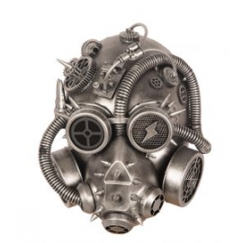 Masque à gaz Steampunk or