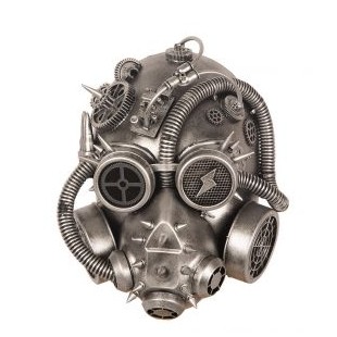 Masque à gaz Steampunk or