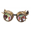 Lunettes Steampunk kaleidoscope or