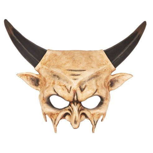 Loup diable avec cornes