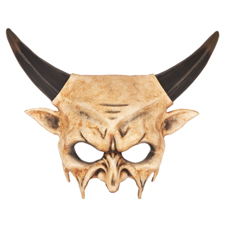 Loup diable avec cornes