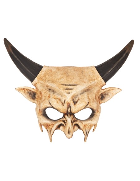 Loup diable avec cornes