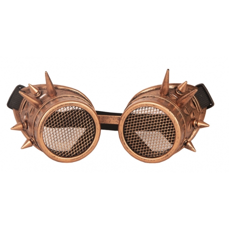 Lunettes Steampunk kaleidoscope argent