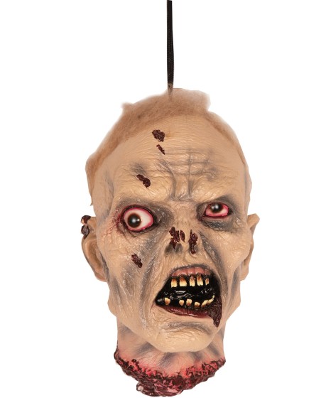 Tête décapitée zombie