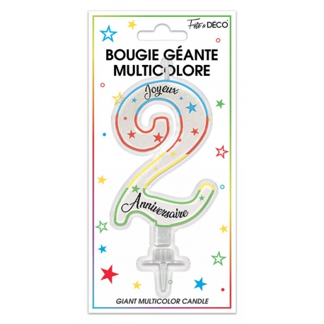 Bougie géante 11cm chiffre 1