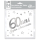 24 serviettes Anniversaire métallisé argent - 50 ans