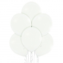 25 Ballons pastel Ø 12cm blanc