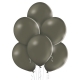 25 Ballons pastel diamètre 13cm noir