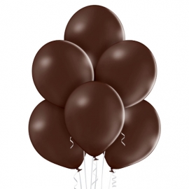 25 Ballons pastel diamètre 13cm taupe