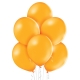 25 Ballons pastel diamètre 12cm orange