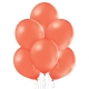 25 Ballons pastel diamètre 12cm corail