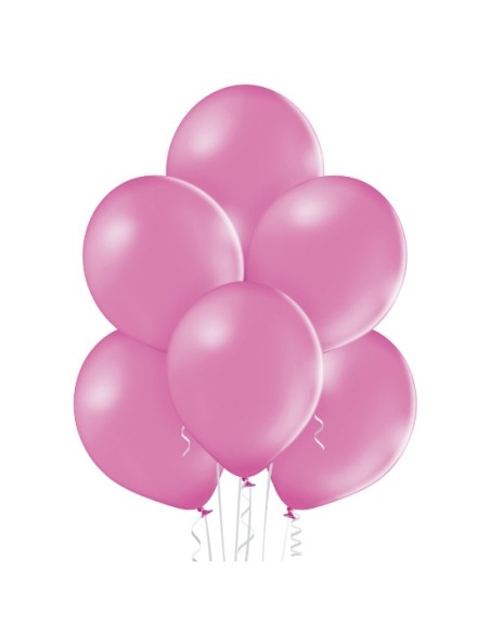 25 Ballons pastel diamètre 13cm bleu moyen