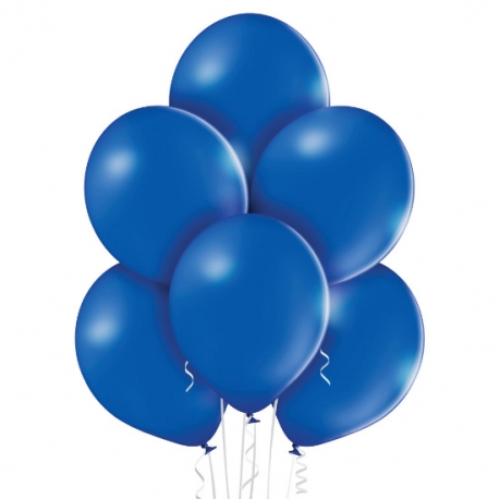 25 Ballons pastel diamètre 12cm bleu royal