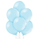 25 Ballons pastel diamètre 12cm cyan