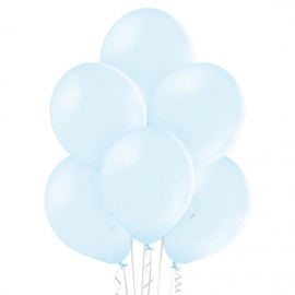 25 Ballons pastel Ø 12cm ice blue