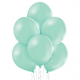 25 Ballons pastel diamètre 12cm Rosemarie green