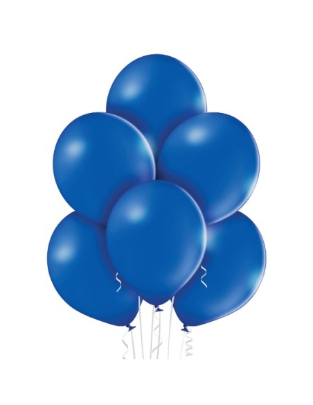 8 Ballons pastel Ø 30cm bleu nuit