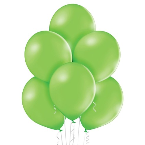8 Ballons pastel Ø 30cm vert sapin