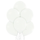 50 Ballons pastel Ø 30cm blanc