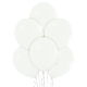 50 Ballons pastel Ø 30cm blanc