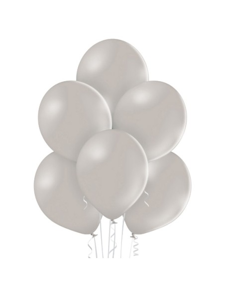 50 Ballons pastel Ø 30cm blanc