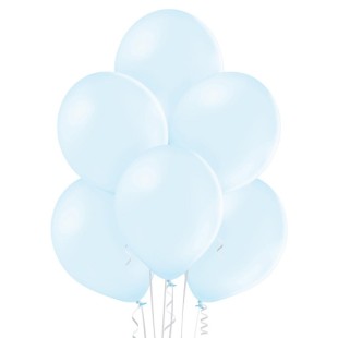 50 Ballons pastel Ø 30cm ice blue