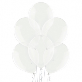 8 Ballons transparent Ø 30cm 