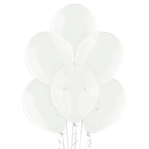 25 Ballons transparent Ø 12cm