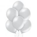 25 Ballons nacrés Ø 12cm argent