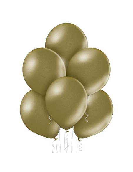 25 Ballons nacrés Ø 12cm taupe