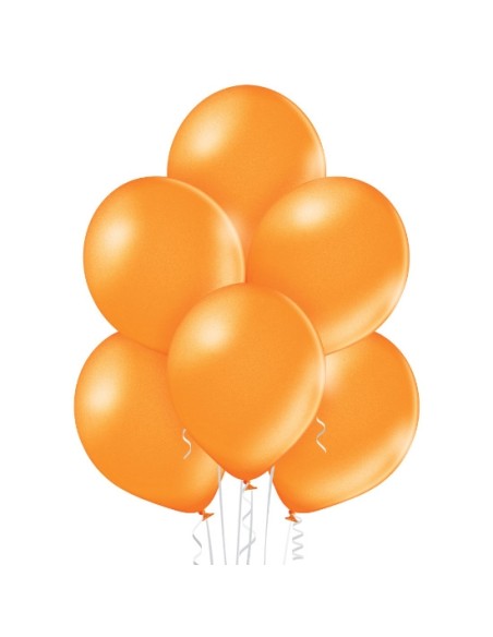 25 Ballons nacrés Ø 12cm orange