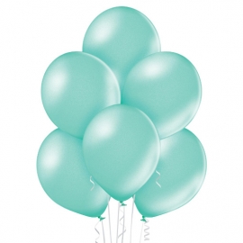 25 Ballons nacrés Ø 12cm bleu ciel