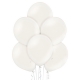 8 Ballons nacrés Ø 30cm blanc