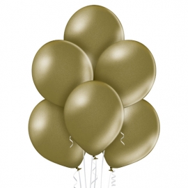 8 Ballons nacrés Ø 30cm taupe