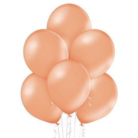 8 Ballons nacrés Ø 30cm rose gold