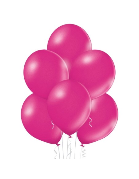 8 Ballons nacrés Ø 30cm bordeaux