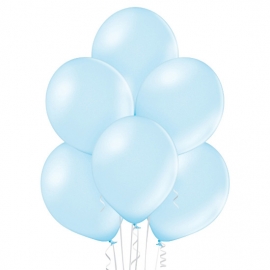 8 Ballons nacrés Ø 30cm cyan