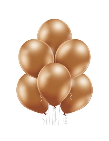 50 Ballons glossy Ø 30cm copper