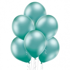 50 Ballons glossy Ø 30cm bleu