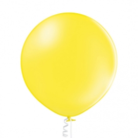 1 Ballon pastel Ø 60cm jaune