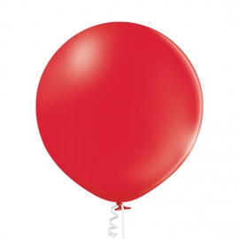 1 Ballon pastel Ø 60cm rouge